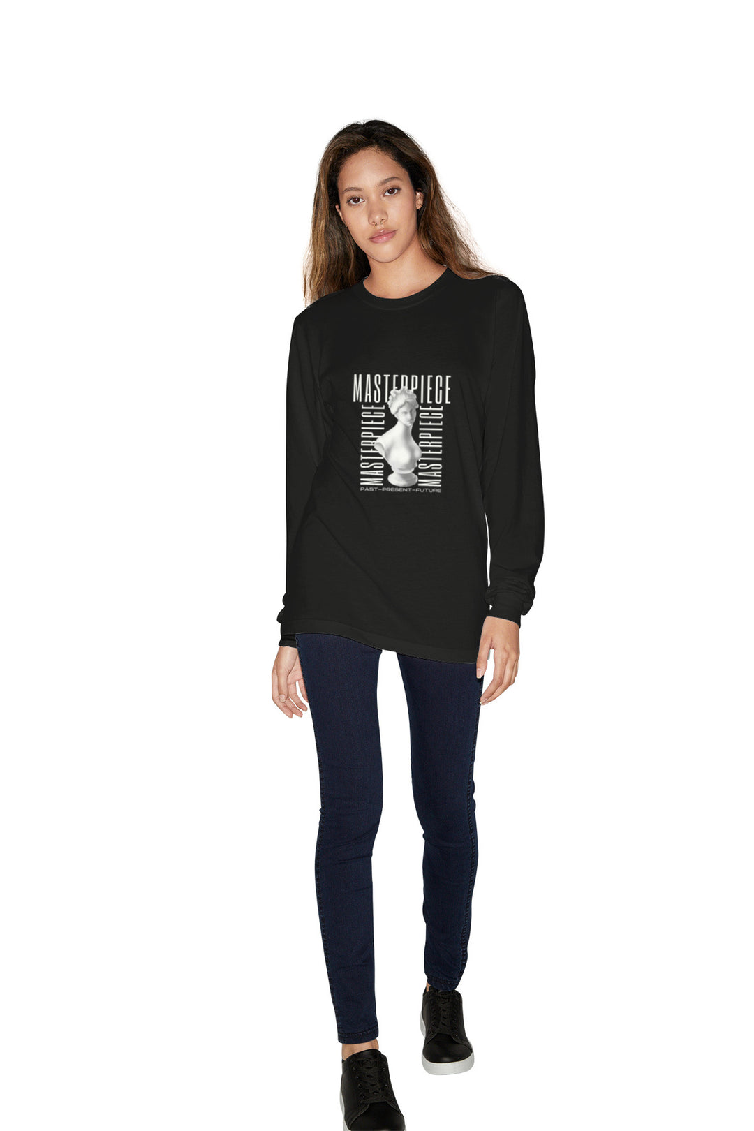 Masterpiece Long Sleeve Black T-Shirt