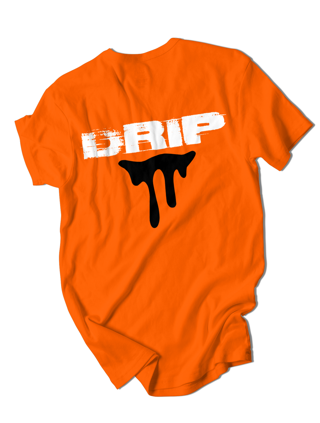 Drip Short Sleeve Orange T-Shirt