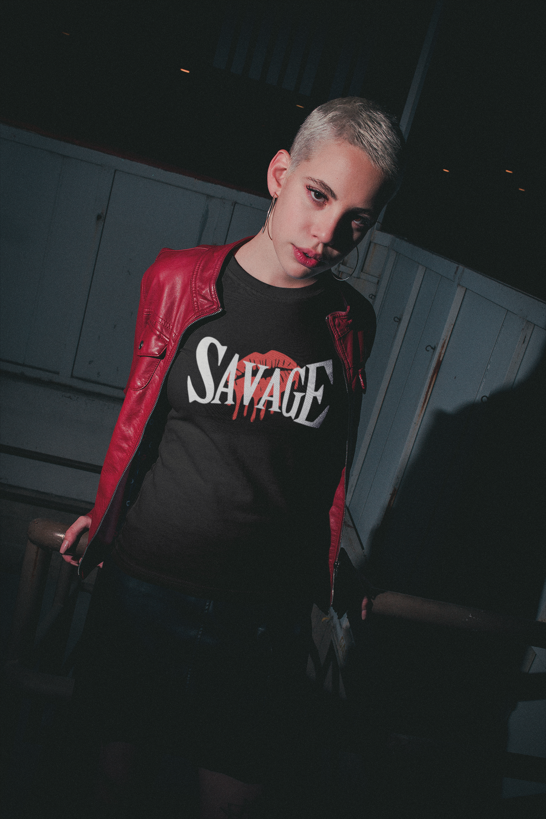 Bold Savage Short Sleeve Black T-Shirt