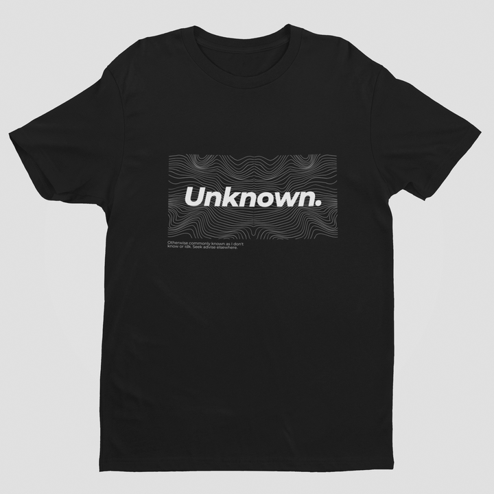 Unknown Graphic Short Sleeve Black T-Shirt