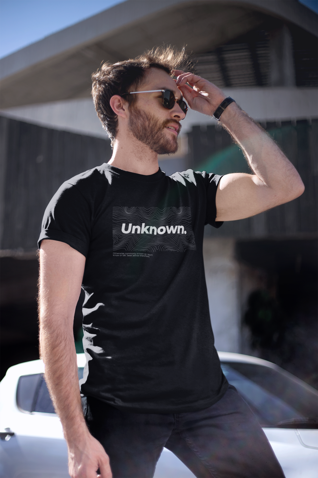 Unknown Graphic Short Sleeve Black T-Shirt