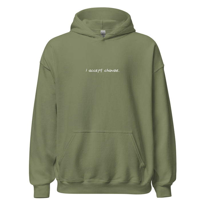 Unisex "I Accept Change" Hoodie