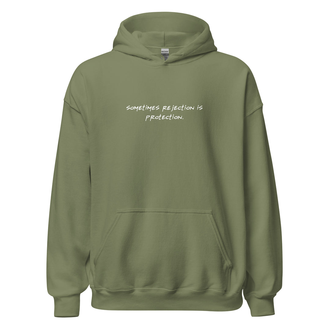 Unisex "Sometimes Rejection is Protection" Hoodie