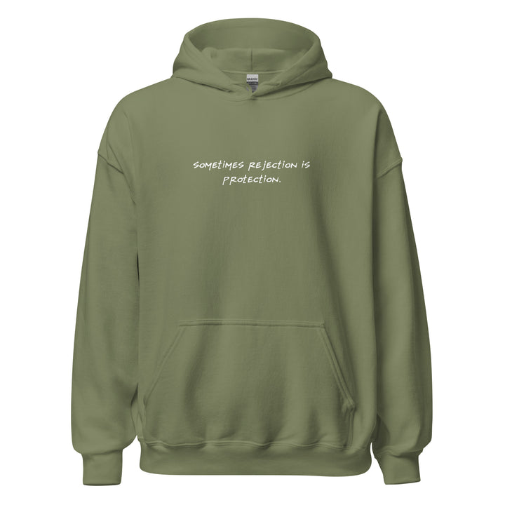 Unisex "Sometimes Rejection is Protection" Hoodie