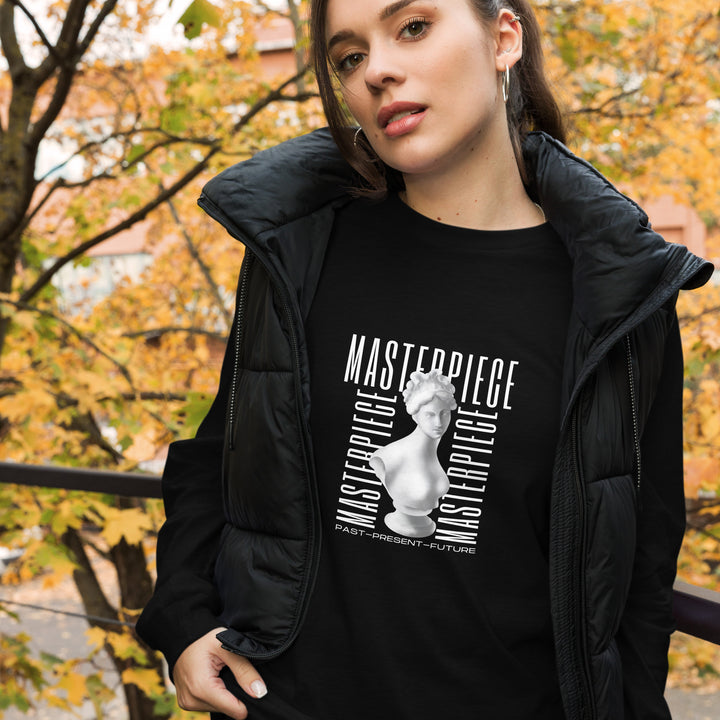 Masterpiece Long Sleeve Black T-Shirt