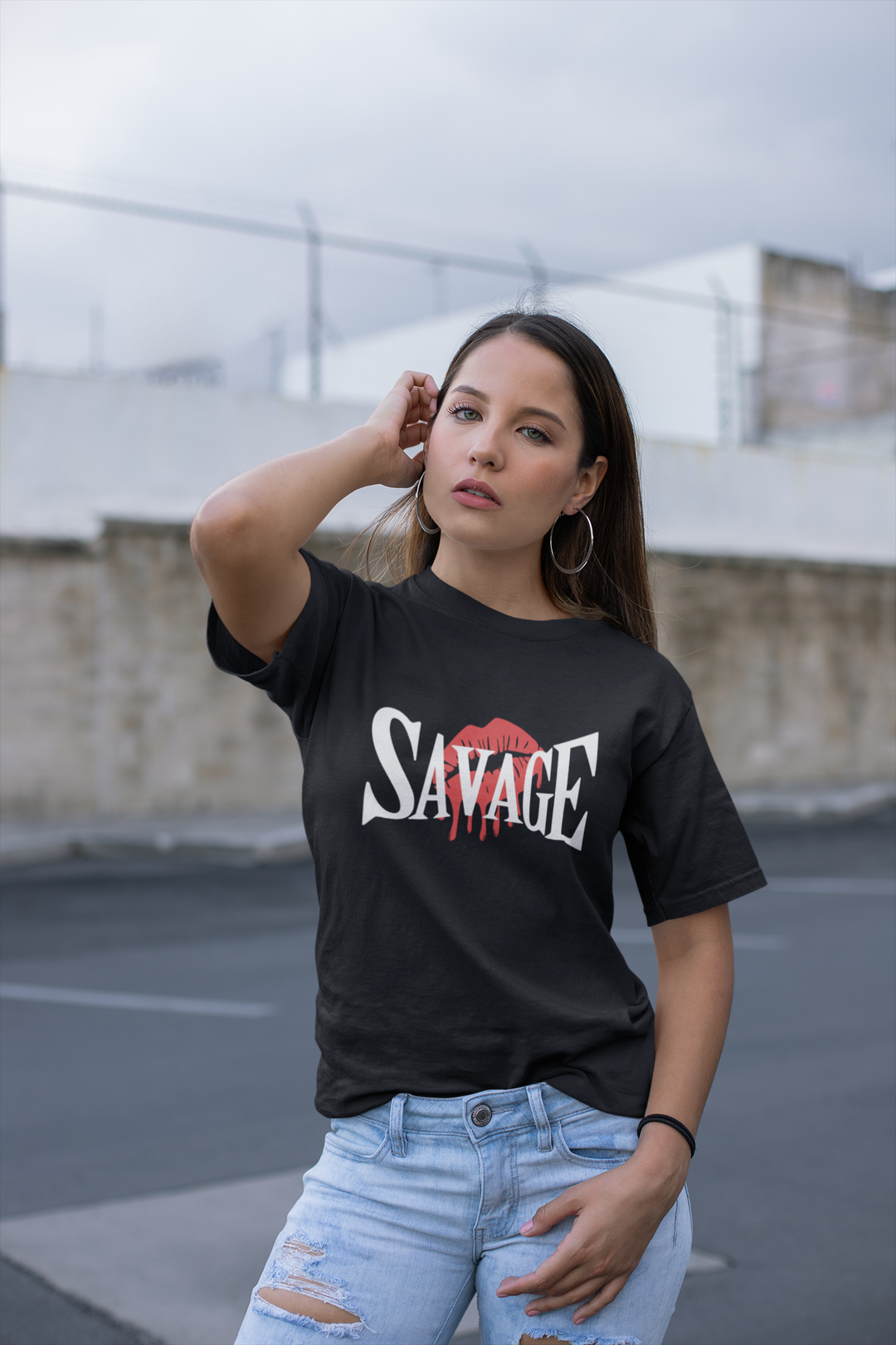 Bold Savage Short Sleeve Black T-Shirt